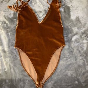 Velvet bodysuit